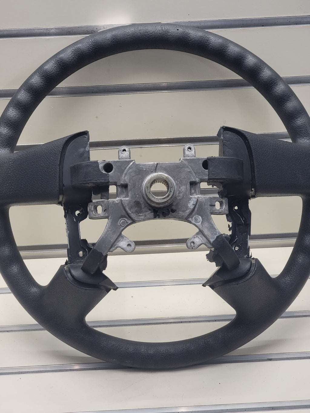 🔥2004-2008 Ford F-150 F150 Tan Leather Wrapped Steering Wheel OEM Black