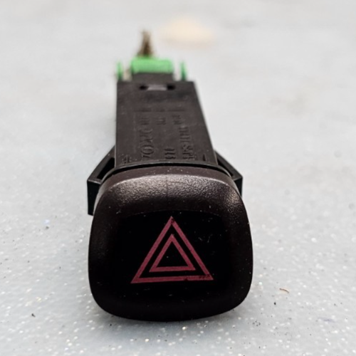 🔥98-14 Volvo XC90 S80 V70 Emergency Hazard Light Control Switch Unit Assy Black