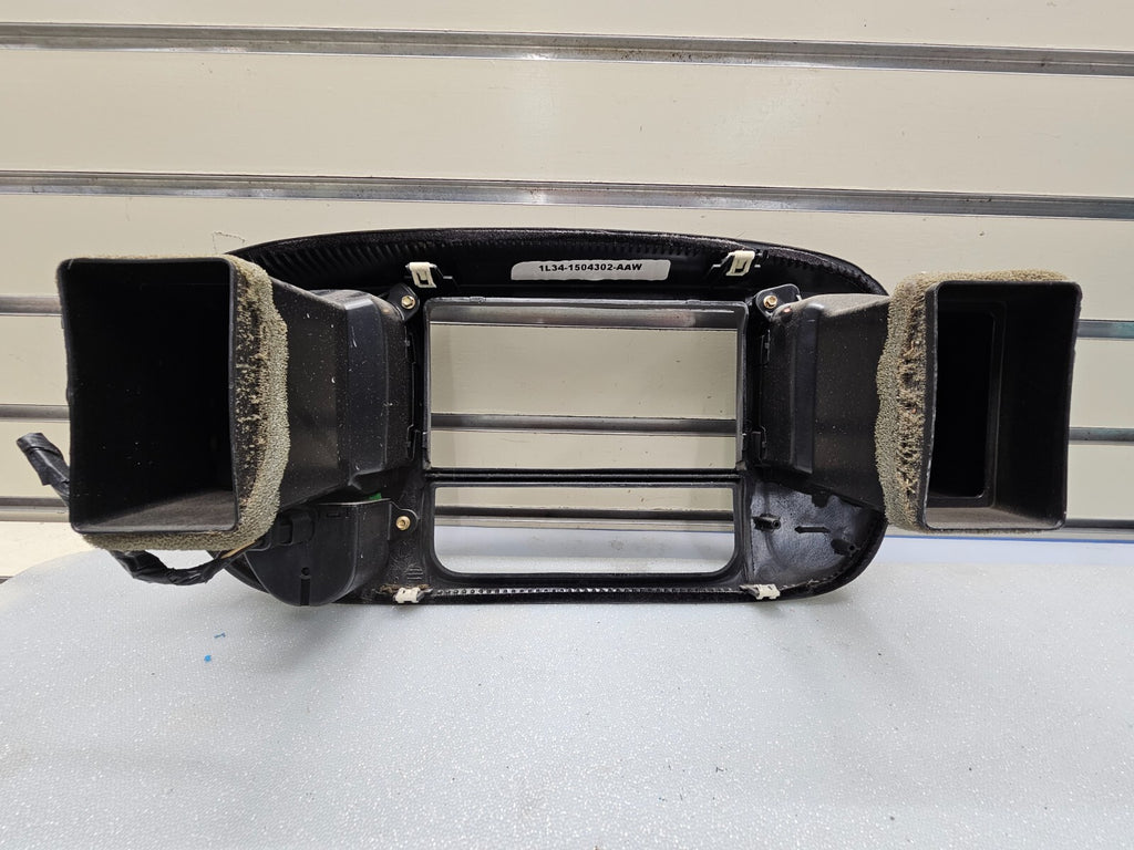 🔥1997-2003 Ford F150 Center Dash Radio Climate BEZEL Temp 🔴AIRBG Panel GRAY B1
