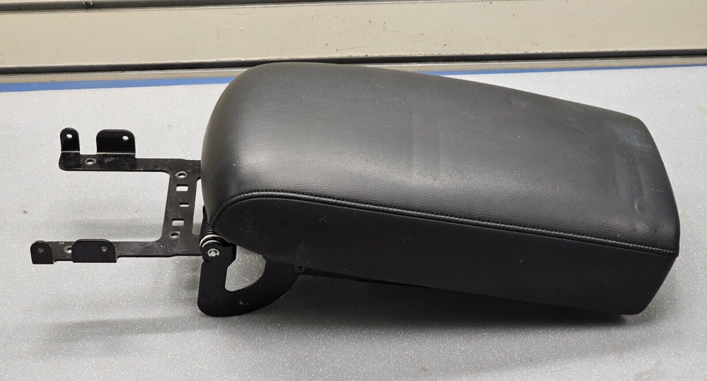 🔥09-14 MURANO CENTER FRONT CONSOLE ARM REST LID BOX TOP PAD COVER LEATHER BLACK