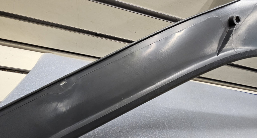 92-96 Ford F150 F250 BRONCO A Pillar Passenger RIGHT Roof Trim Molding GRAY p1