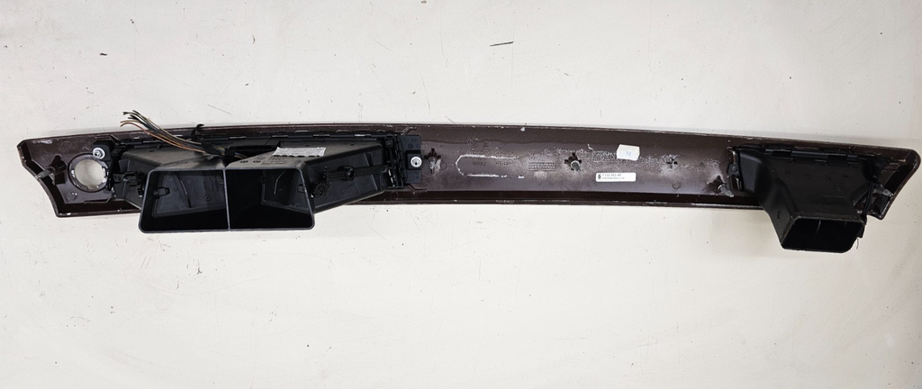 06-13 BMW E90 E92 FRONT RIGHT PASSENGER DASH TRIM PANEL VENT WALNUT WOODGRAIN