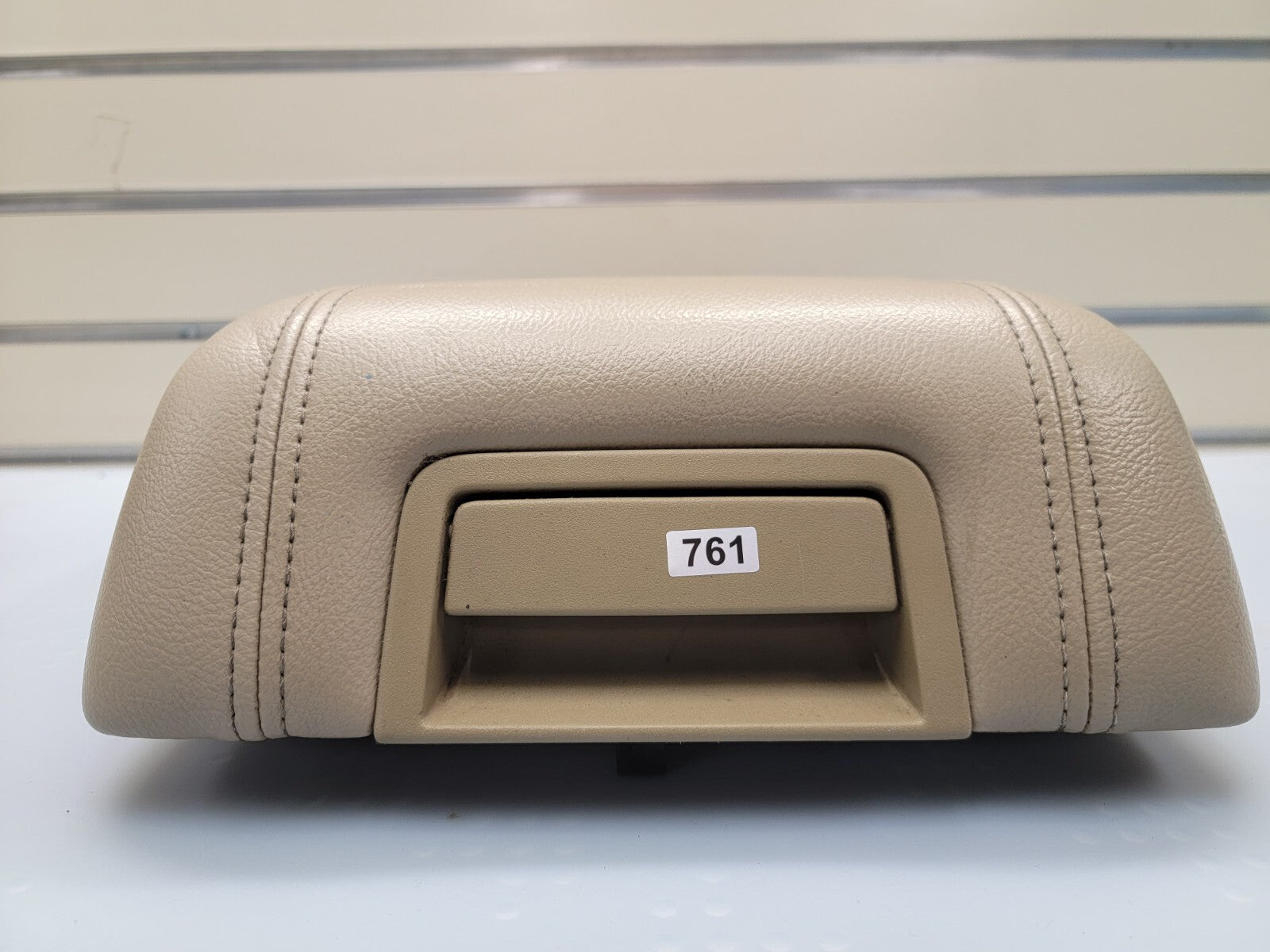 2007-2014 Ford Expedition Center Console Cover Armrest Lid TAN OEM