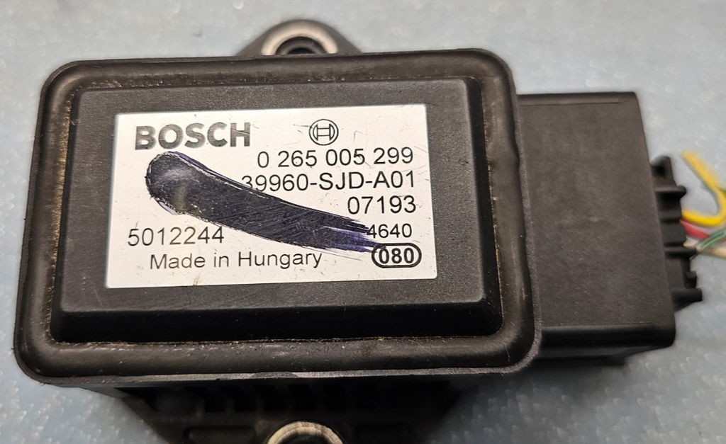 🔥06-08 HONDA Ridgeline VSA Stability Control Yaw Rate Speed G Sensor A6 Black