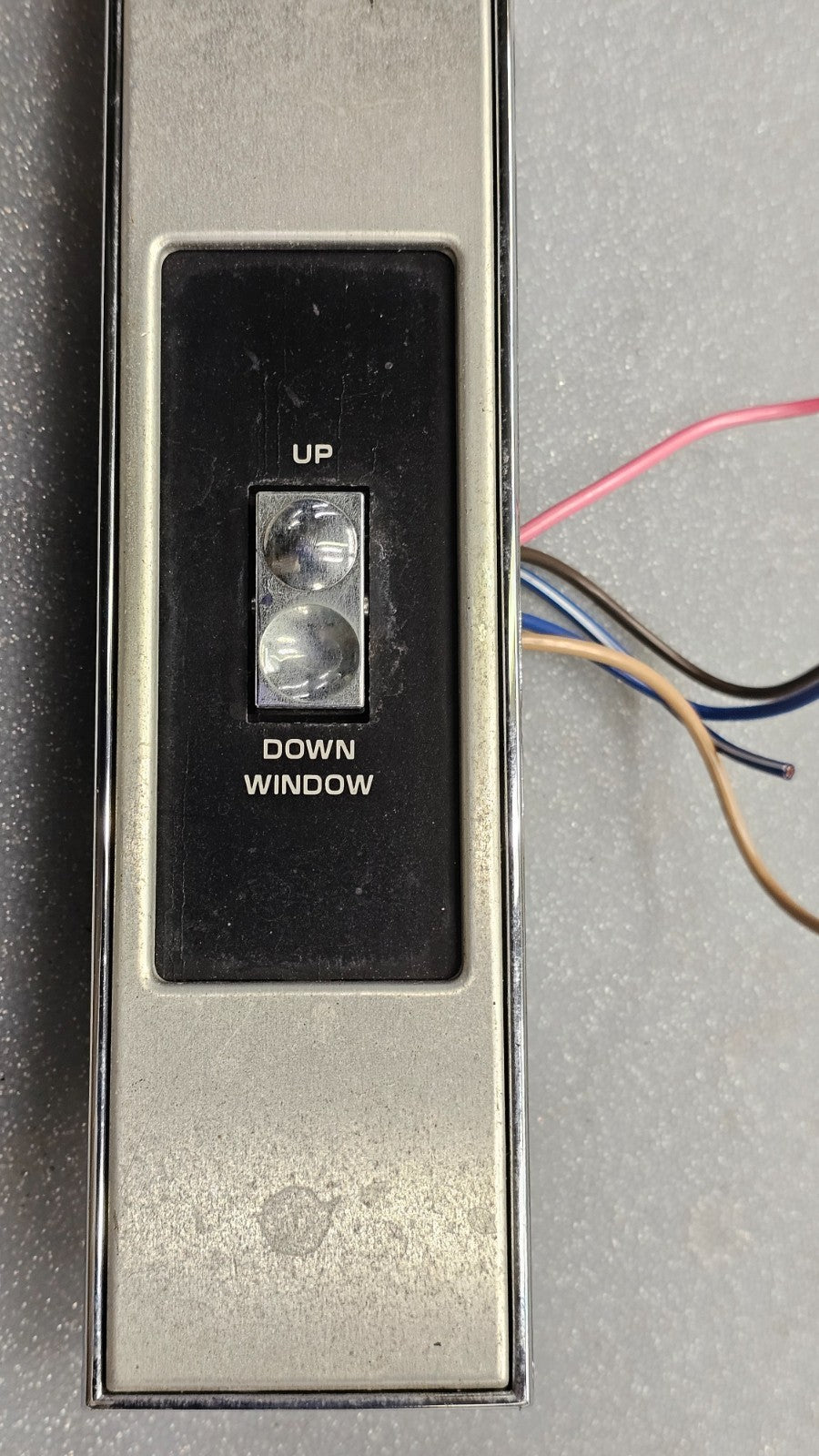 🔥85-91 Buick Lesabre Door Window Power Lock Switch Bezel Assembly Silver OEM