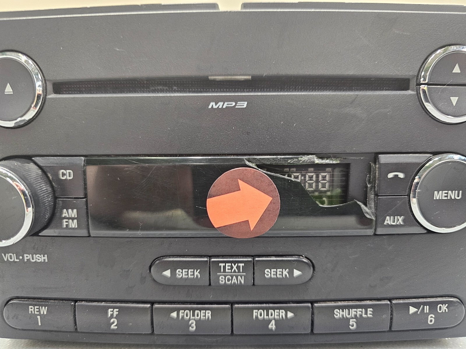 🔥07-08 FORD F-150 DASH AM FM Radio STEREO AUX CD PLAYER RECEIVER MP3 OEM