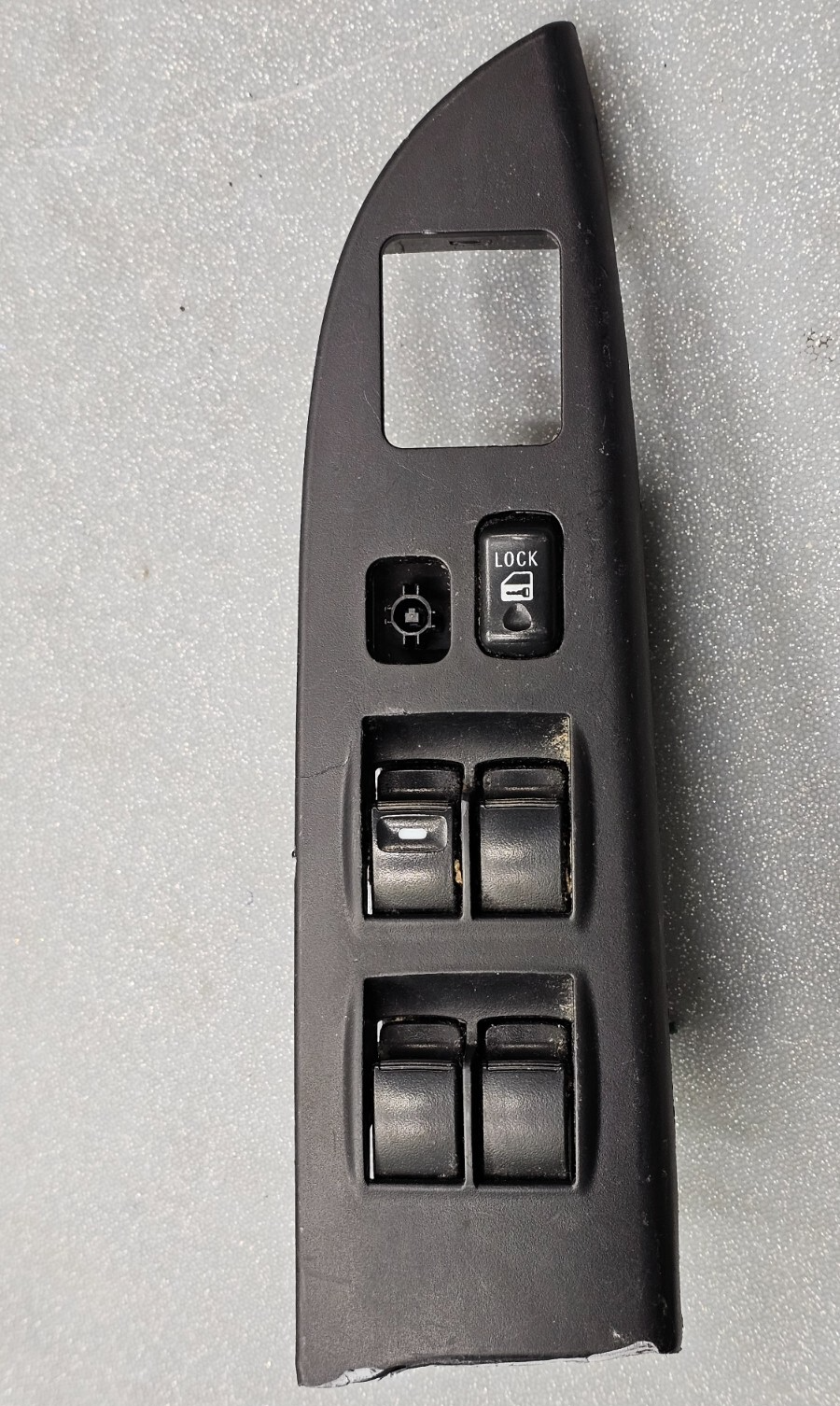 11-16 MITSUBISHI ASX RVR FRONT LEFT DRIVER MASTER POWER DOOR WINDOW SWITCH BLACK