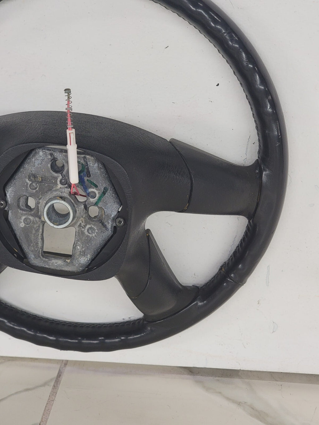 🔥03-06 SILVERADO SIERRA YUKON TAHOE SUBURBAN STEERING WHEEL LEATHER BLACK