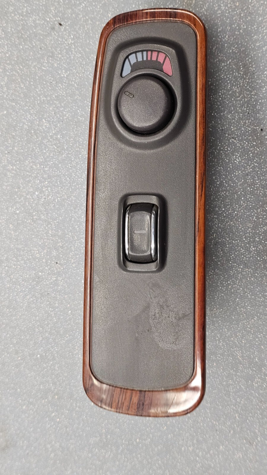 🔥97-99 CADILLAC DEVILLE FRONT RIGHT PASSENGER DOOR WINDOW SWITCH BLACK/WOOD