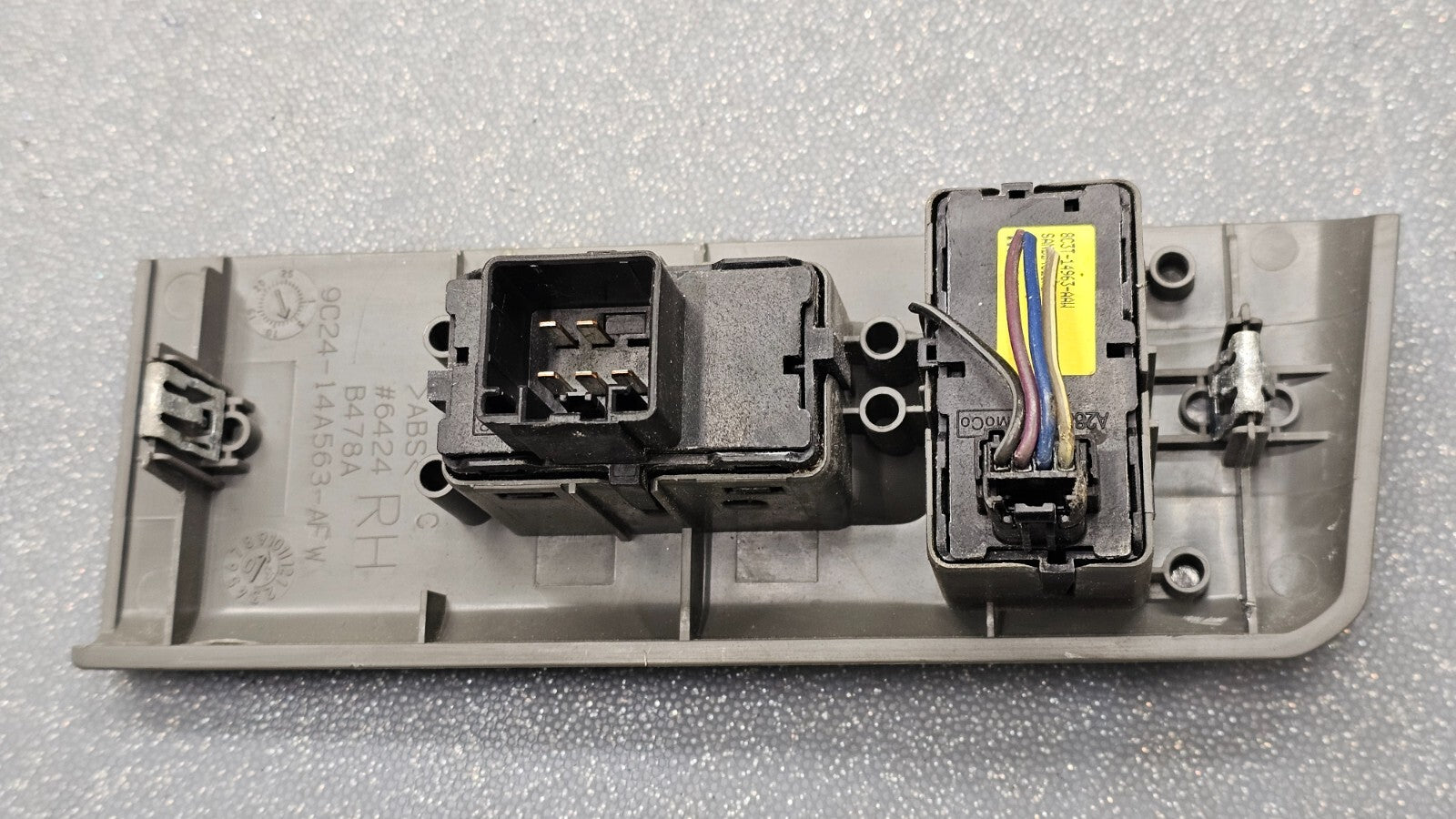 🔥09-14 FORD E150 E250 E350 Right Passenger Front Power Door Window Switch Gray