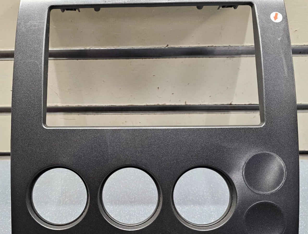 🔥04-07 ARMADA TITAN STEREO RADIO DASH PANEL TRIM CLIMATE CONTROL BEZEL DK GRAY