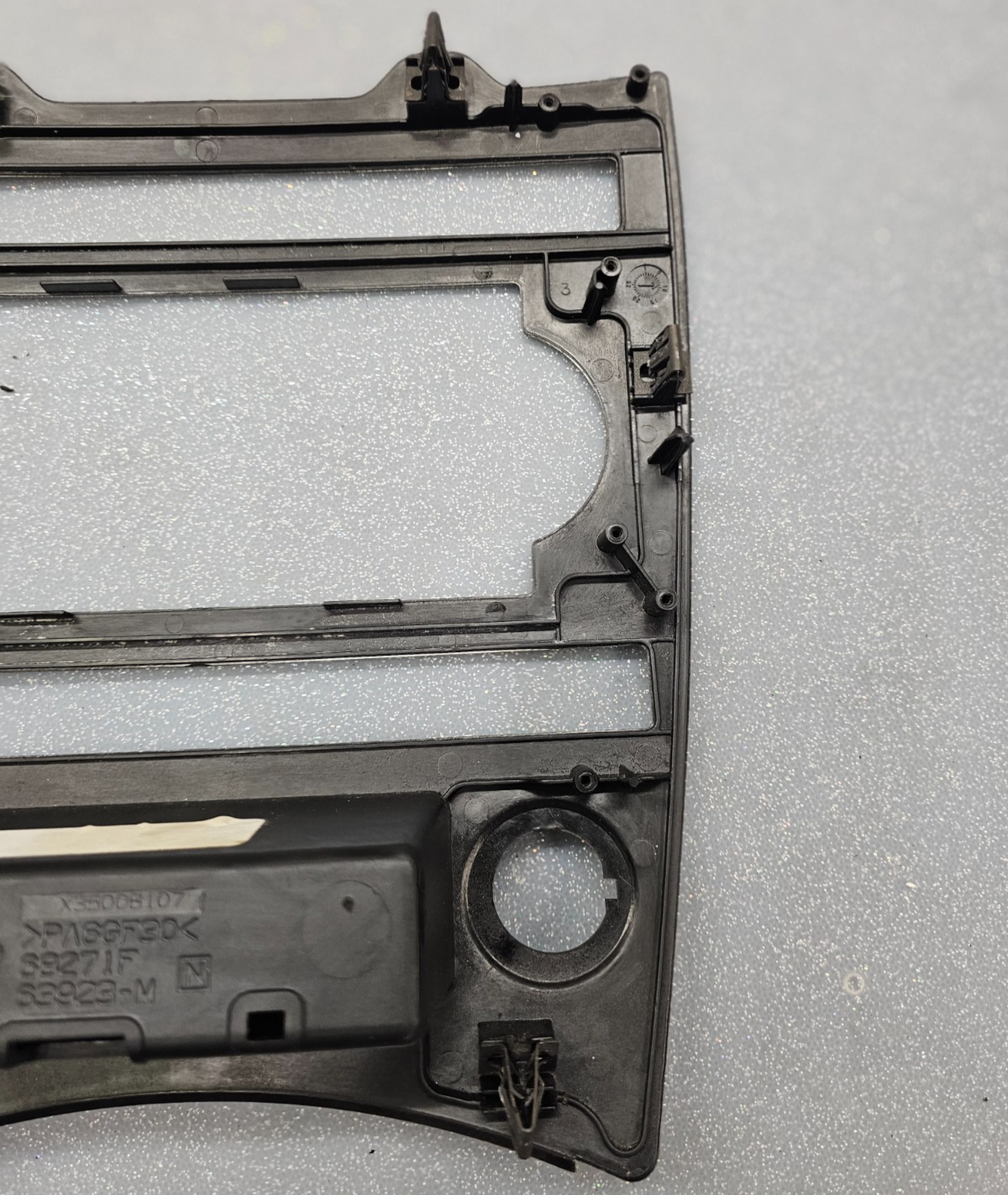 🔥05-07 JEEP GRAND CHEROKEE DASH PANEL RADIO SURROUND TRIM BEZEL Silver OEM B70