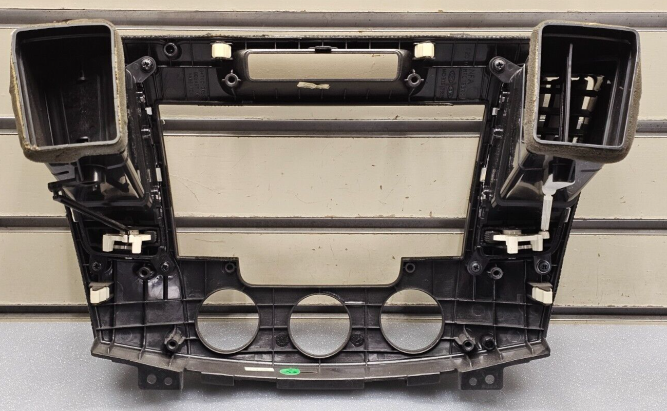 🔥09-10 SONATA DASH AM FM RADIO STEREO TRIM PANEL CLIMATE BEZEL BLACK/SILVER OEM
