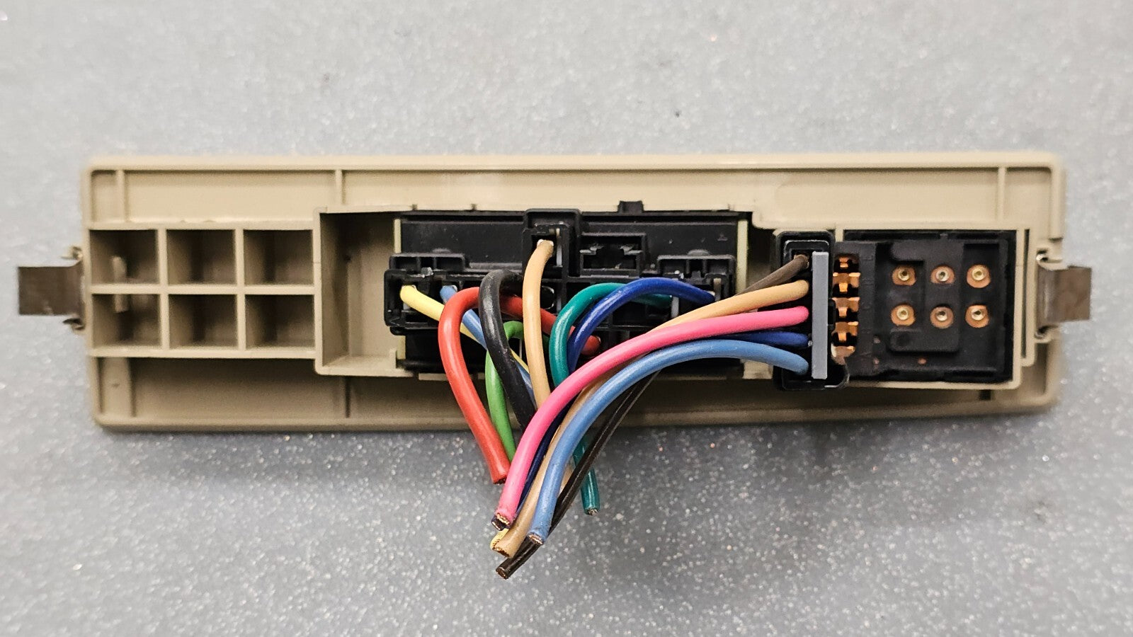 🔥94-96 Deville Front Right Passenger Power Window Control Switch Tan OEM