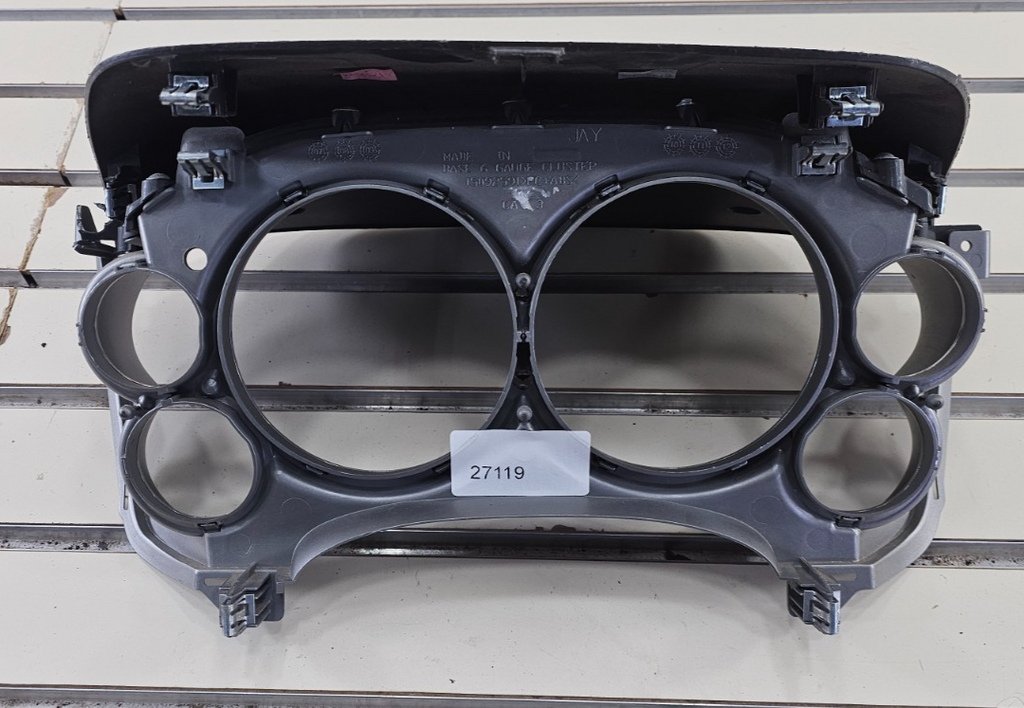🔥07-13 CHEVY SILVERADO DASH SPEEDOMETER INSTRUMENT GAUGE CLUSTER BEZEL Silver