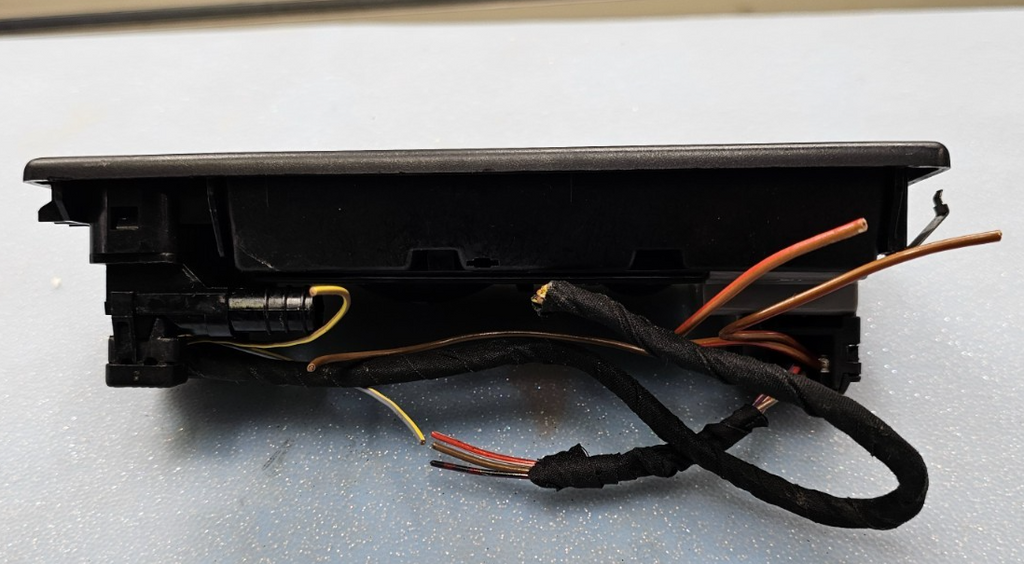 🔥1985-1995 MERCEDES C124 C126 W124 W201 FRONT OVERHEAD LIGHT CONSOLE BLACK OEM
