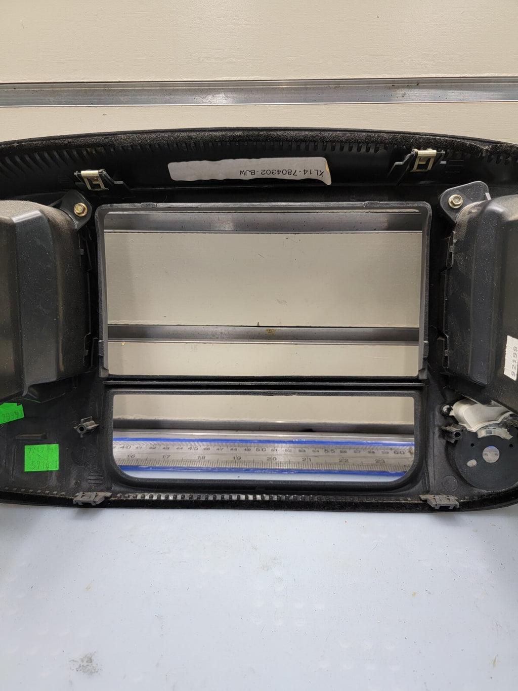 🔥97-03 Ford F150 Center Dash Radio Climate Trim BEZEL Panel AIRBG Line GRAY