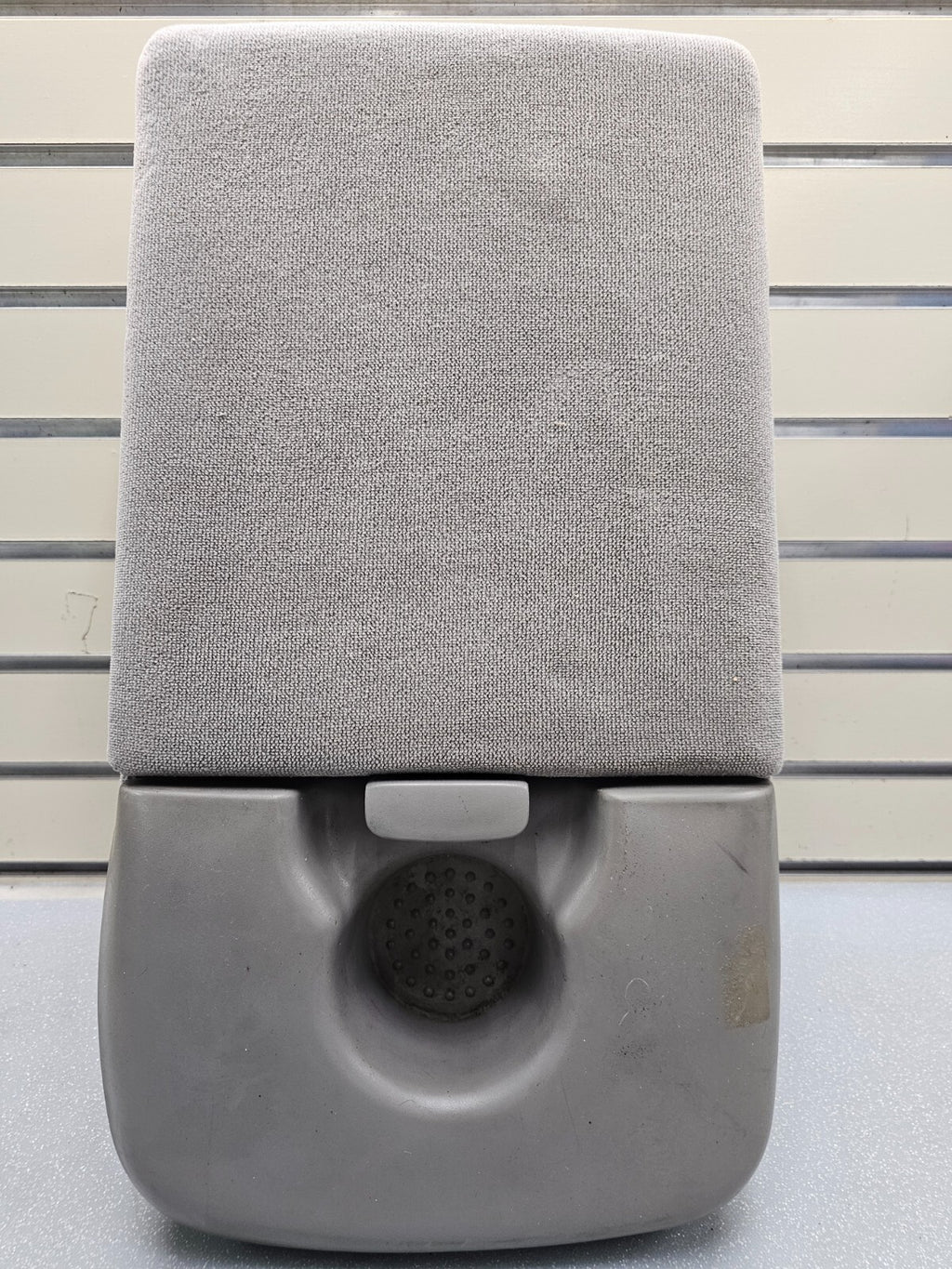 🔥97-03 Ford F150 Center Console JUMP SEAT Cloth/Leather Cup Holder LT GRAY JS6