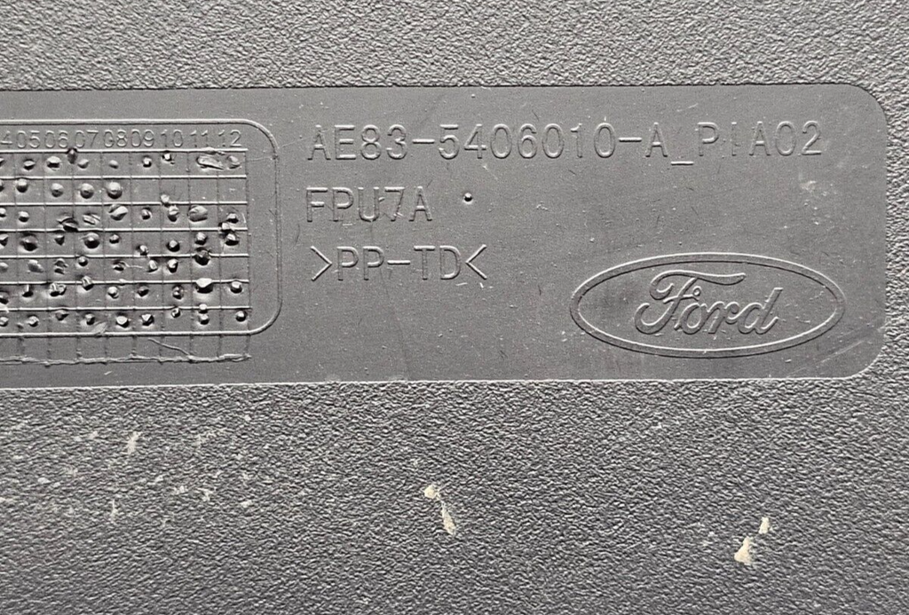 11-19 Ford Fiesta Dash Glove Box Compartment Storage Handle Assembly Black OEM