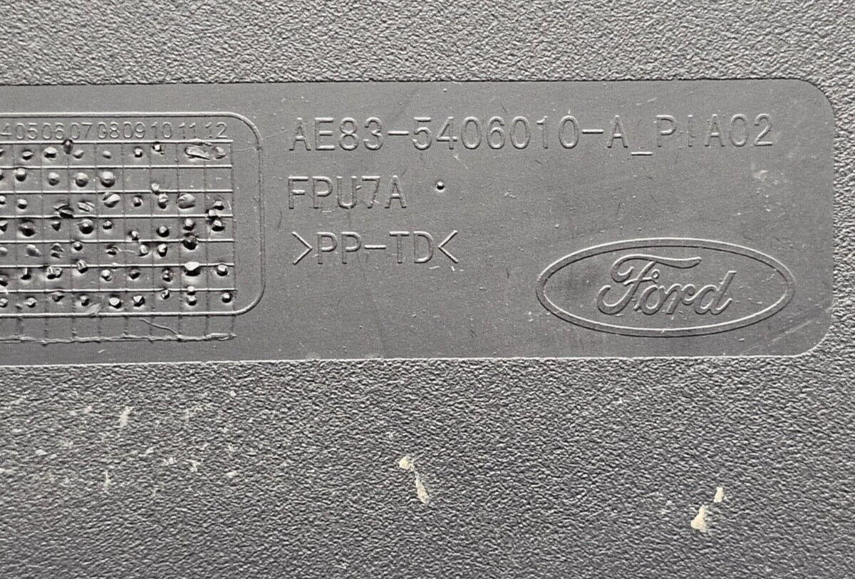11-19 Ford Fiesta Dash Glove Box Compartment Storage Handle Assembly Black OEM