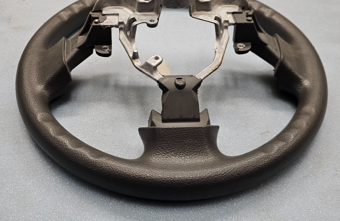 🔥09-10 PONTIAC VIBE STEERING COLUMN WHEEL ASSEMBLY BLACK Leather
