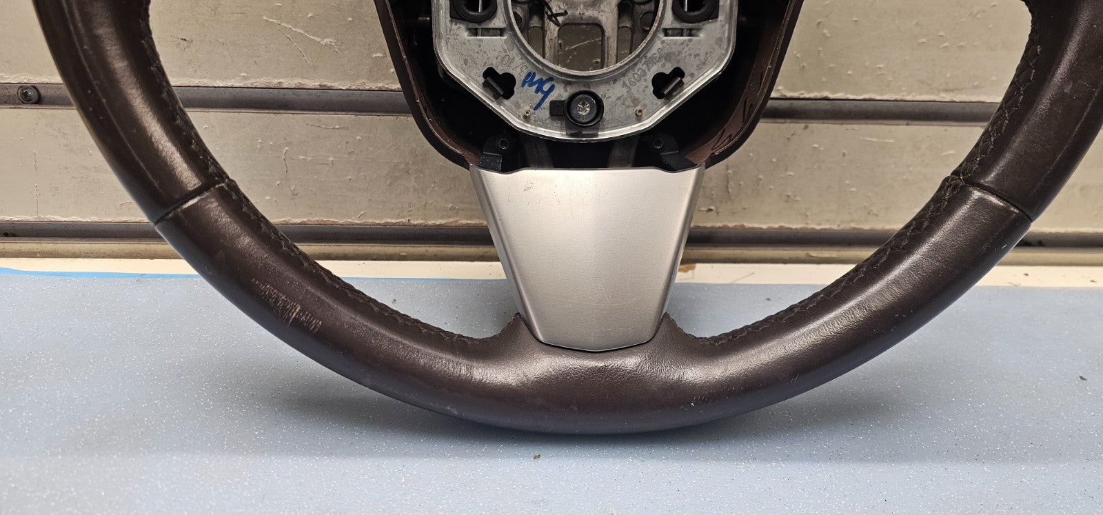 🔥2010 CADILLAC SRX LEATHER STEERING WHEEL ASSEMBLY BLACK/WOODGRAIN OEM