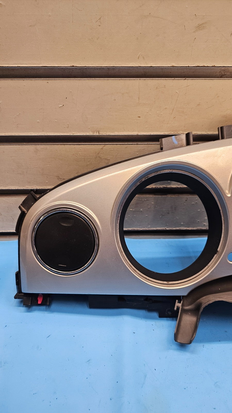 🔥01 -05 CHRYSLER PT CRUISER DASH INSTRUMENT SPEEDOMETER CLUSTER BEZEL SILVER