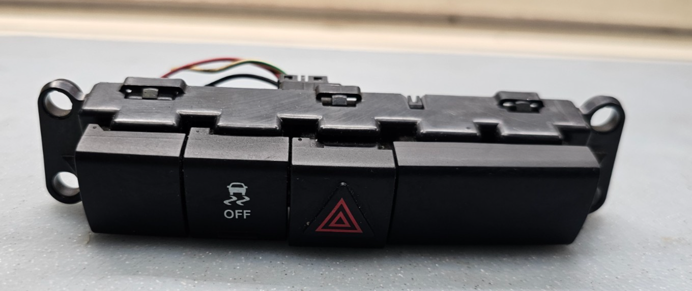 09-17 Chrysler 200 Avenger Caliber Compass Hazard Traction Control Switch Button
