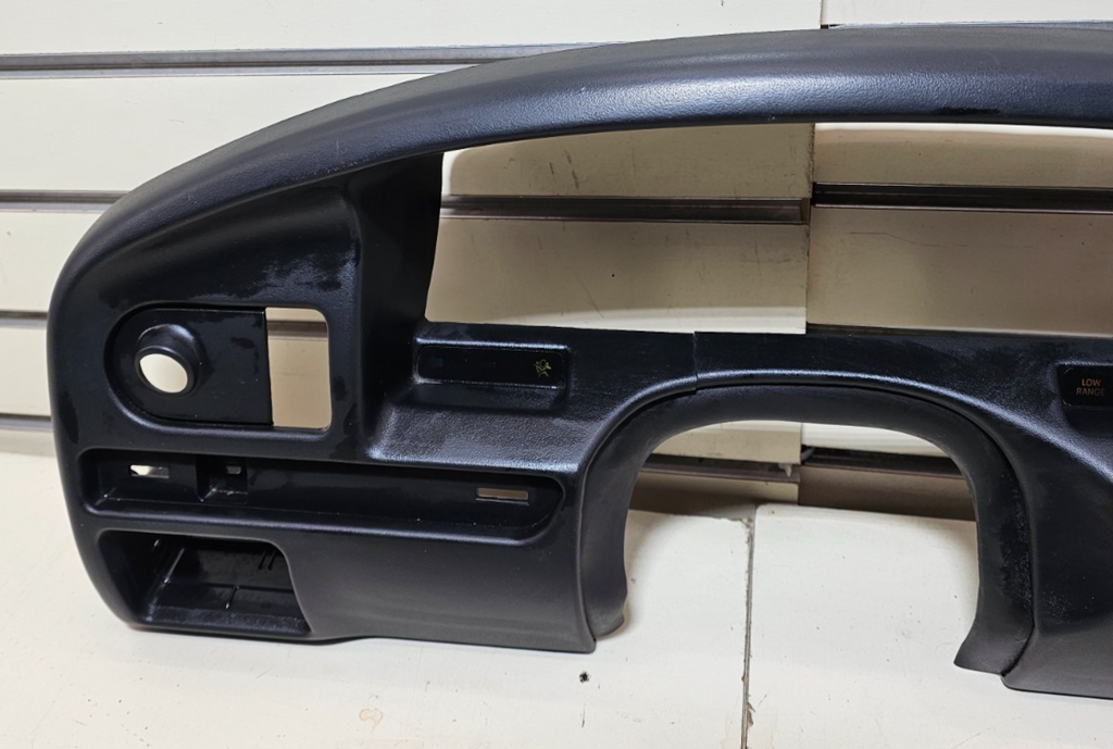 92-96 Ford F150 BRONCO Instrument Cluster Gauge Bezel Dash Trim Panel BLACK C12