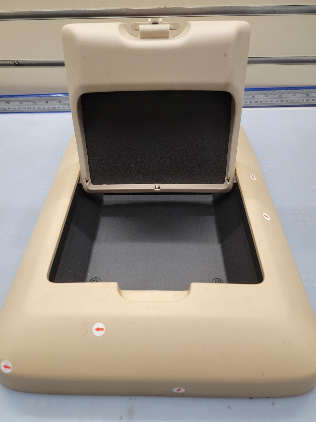 🔥04-08Ford F-150 Overhead Console DOME Map Light Lamp Roof Storage Assembly TAN
