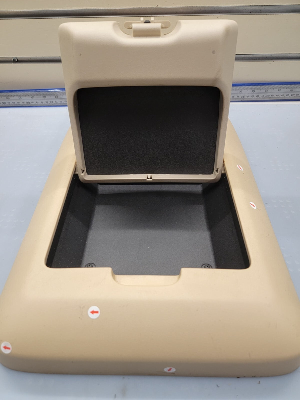 🔥04-08Ford F-150 Overhead Console DOME Map Light Lamp Roof Storage Assembly TAN