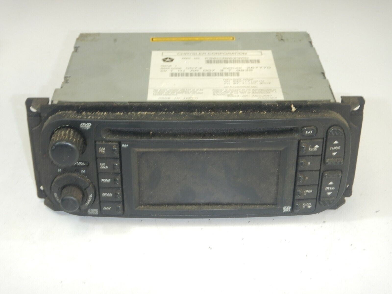 🔥05-06 Jeep Liberty KK TJ  AM FM Radio DVD CD GPS Navi Aux Input Radio JL