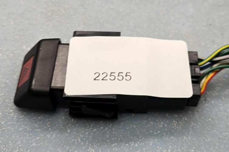 98-02 COROLLA 05-10 AVALON HAZARD EMERGENCY LIGHT SWITCH DRIVER ASSY DK BLACK