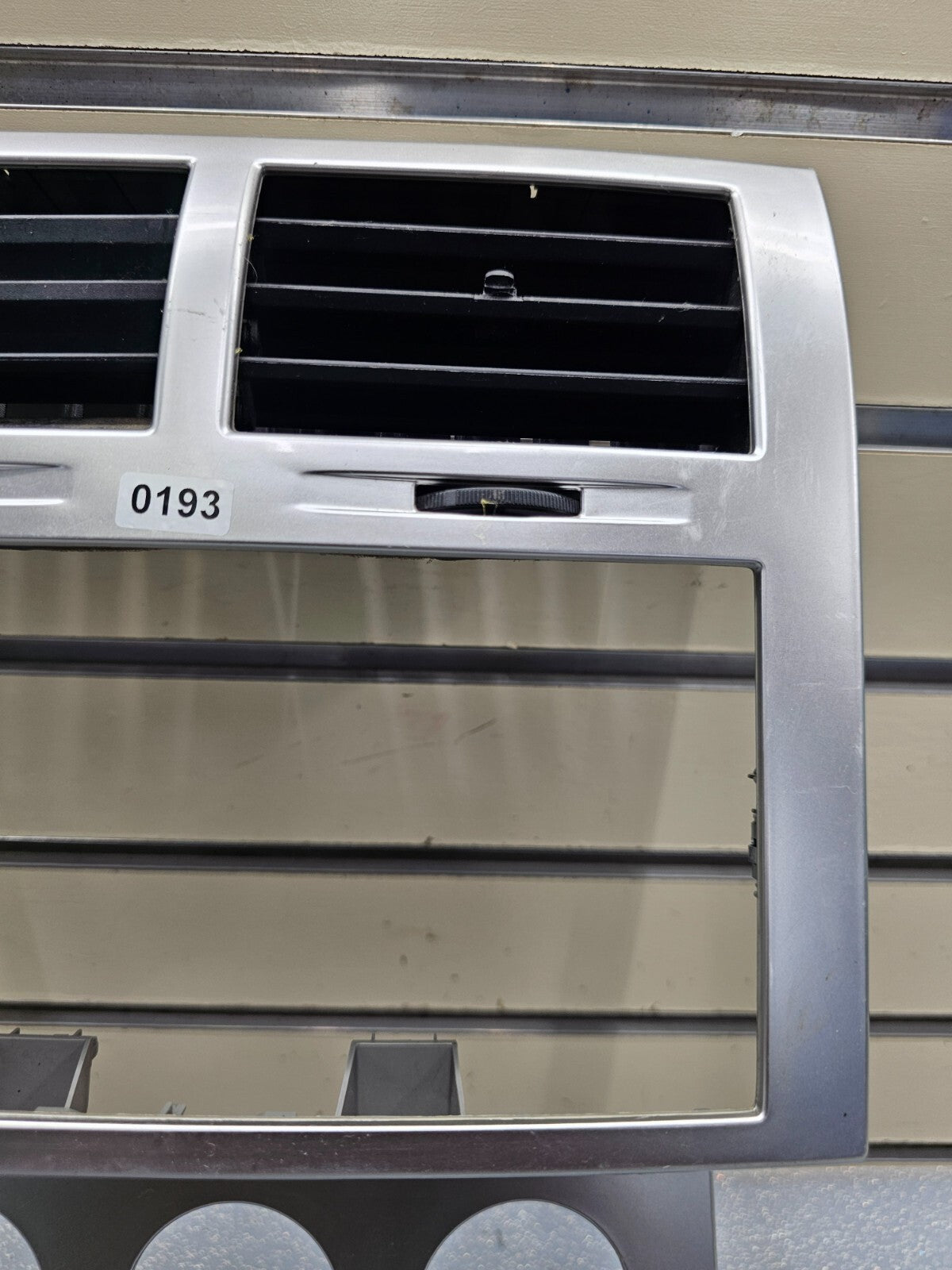 🔥07-12 Dodge Nitro Front Center Dash Radio Trim Panel Bezel Assembly Silver OEM