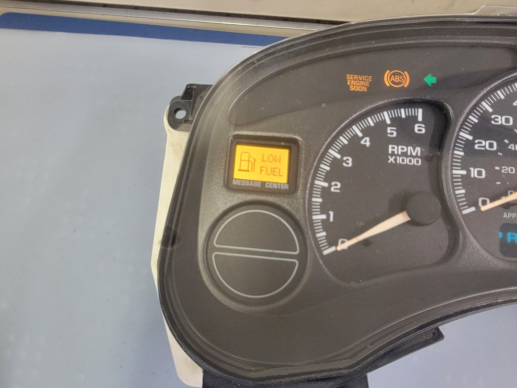 🔥99-02 SILVERADO SIERRA TAHOE INSTRUMENT GAUGE CLUSTER SPEEDOMETER 129.8 Trip