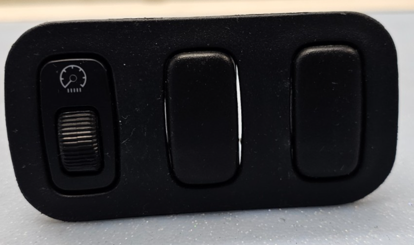 🔥04-12 Mitsubishi Galant Dimmer Light Control Switch Trim Bezel Assembly Black