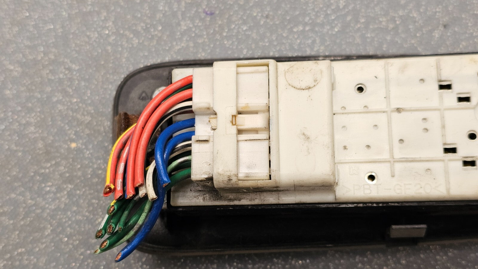 🔥97-01 Camry Corolla Left Driver Power Master Door Window Switch Assembly Wood