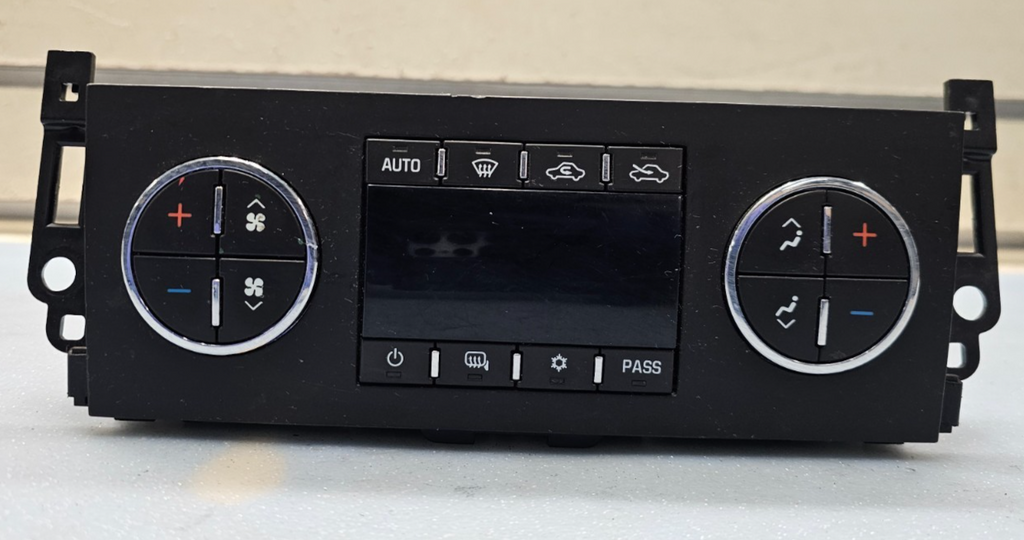 🔥07-11 Silverado Sierra Dash A/C HVAC Heater Temperature Climate Control Black