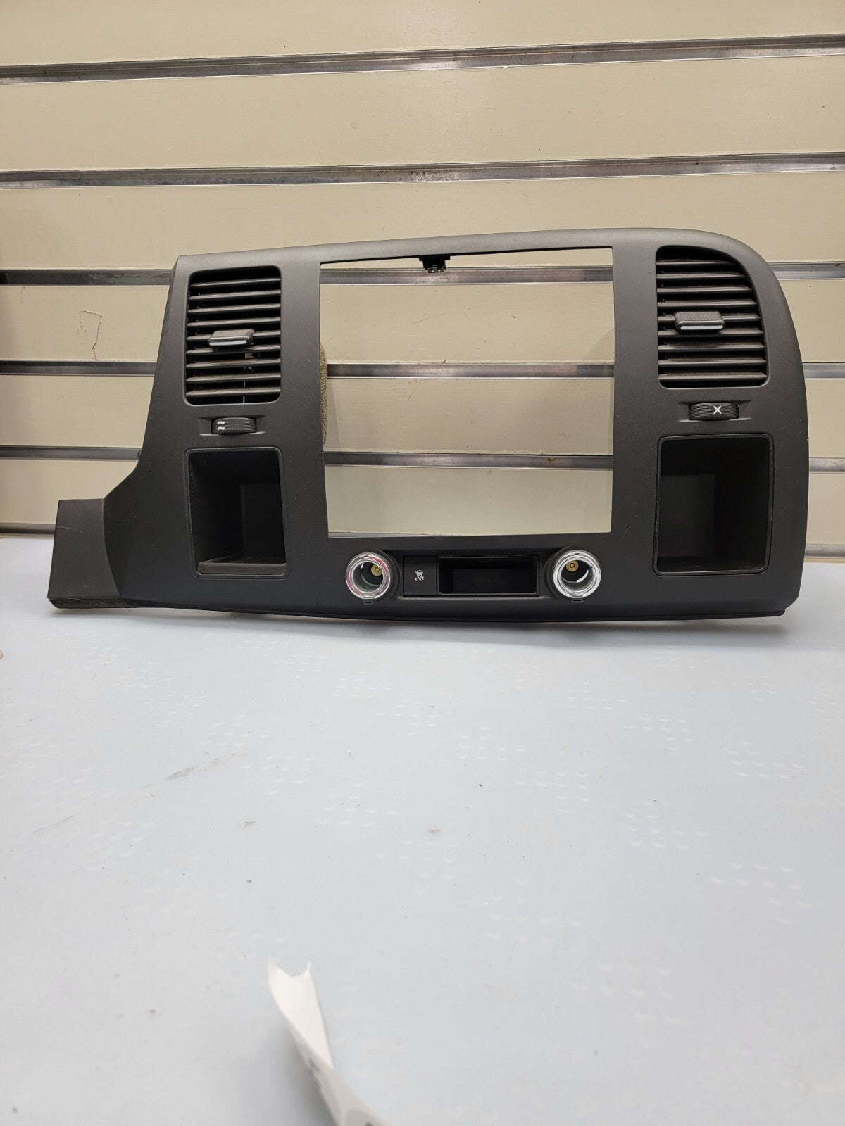 🔥2007-2014 Chevy Silverado SIERRA Center Dash Radio Bezel Climate Trim BLACK