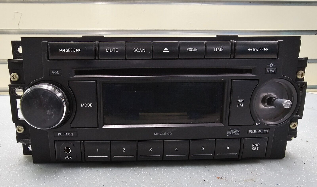 🔥2004-2010 Jeep Dodge Chrysler Front Dash Radio AM FM CD Aux Input OEM