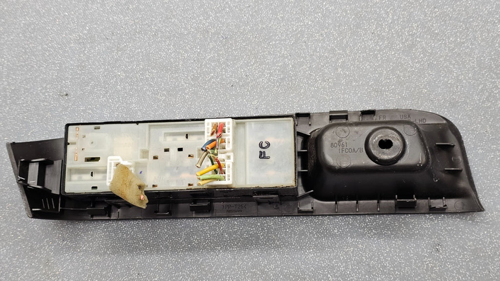 🔥 09-14 Nissan Cube Left Driver Power Door Window Master Switch Black OEM