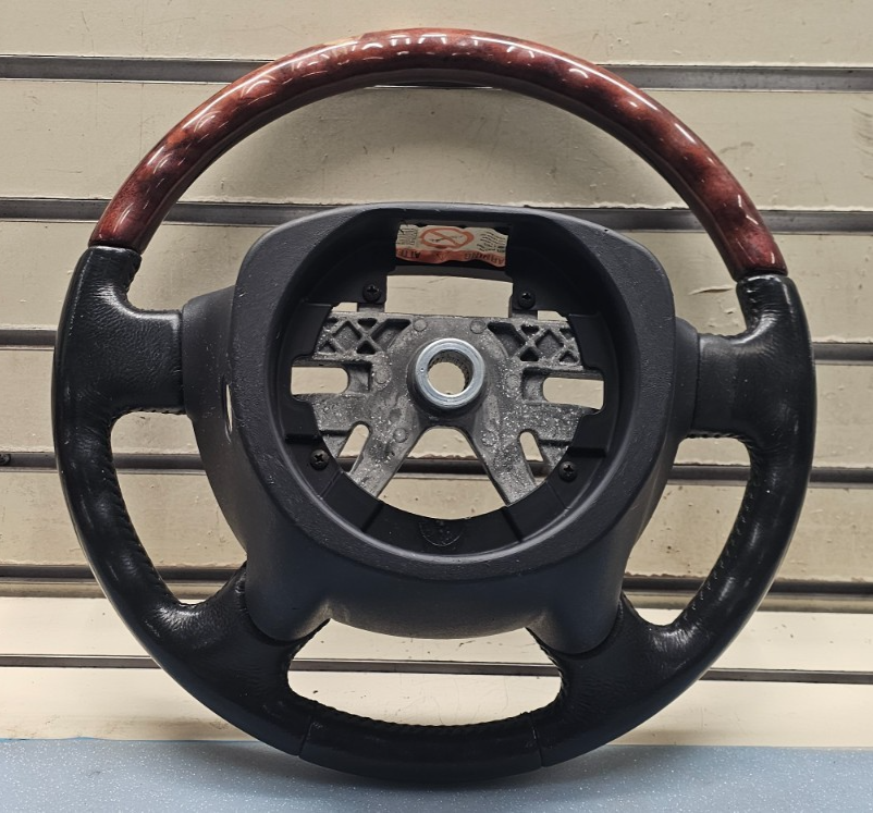 🔥2003-2006 LINCOLN NAVIGATOR Steering Driver Wheel Assembly BLACK/WOODGRAIN