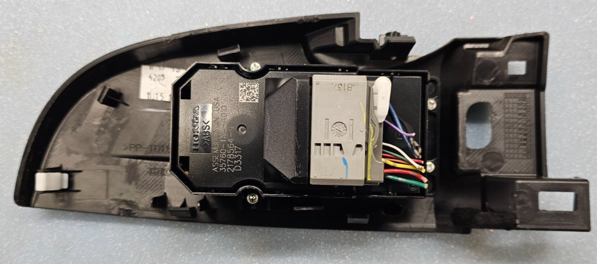 🔥2016-2018 ACURA RDX FRONT RIGHT PASSENGER SIDE MASTER WINDOW SWITCH OEM BLACK