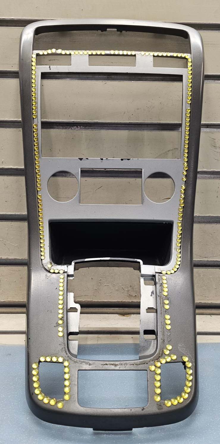 🔥07-09 Equinox Center Dash Radio Climate Stereo Bezel Trim Panel SILVER B43