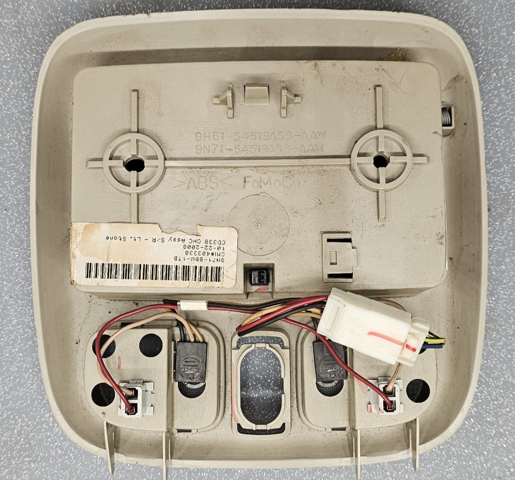 🔥06-09 Fusion Milan Lincoln MKZ Roof Overhead Map Light Lamp Dome Assembly Tan