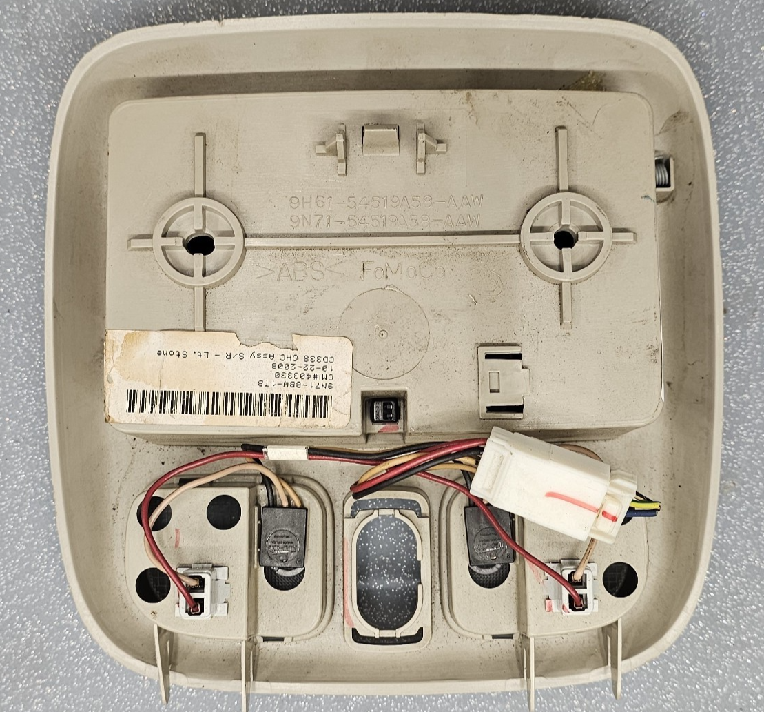 🔥06-09 Fusion Milan Lincoln MKZ Roof Overhead Map Light Lamp Dome Assembly Tan