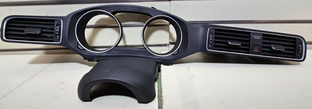 🔥11-14 Volkswagen Jetta Speedometer Instrument Cluster Dash Bezel Black