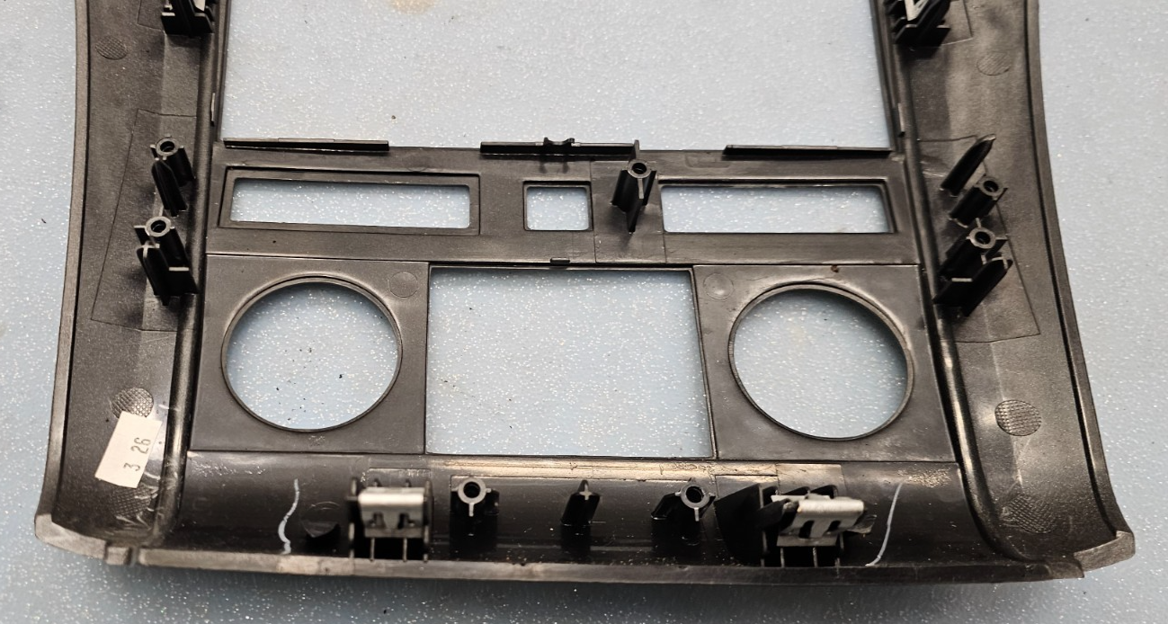 🔥09-12 Chevrolet Traverse Center Dash Radio Climate Control Cover Bezel silver