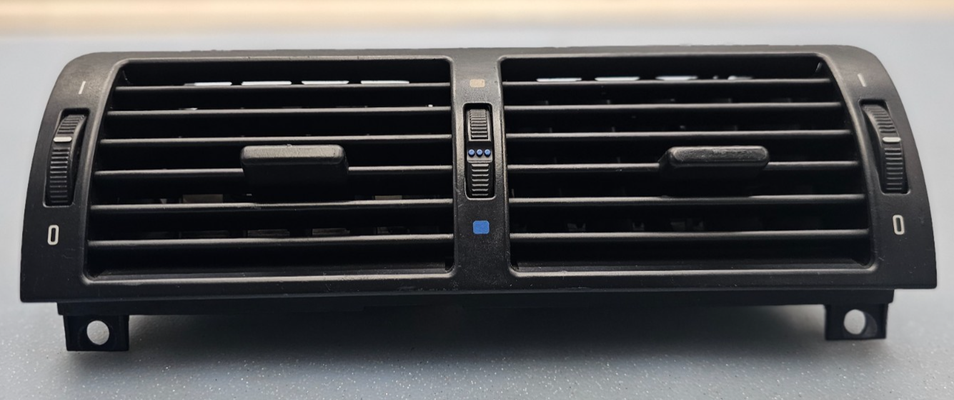 🔥01-06 BMW E46 325i 325ci 330ci Center Dash AC A/C HVAC Air Vent Heater Black