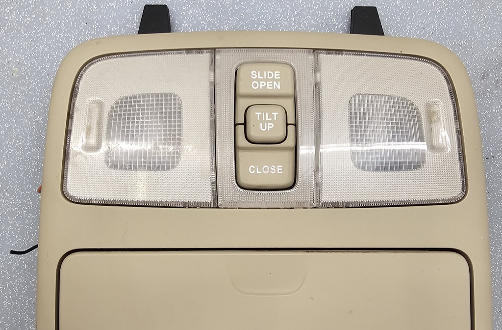 🔥07-10 Elantra Overhead Console Storage Display Dome Map Light Storage Tan OEM